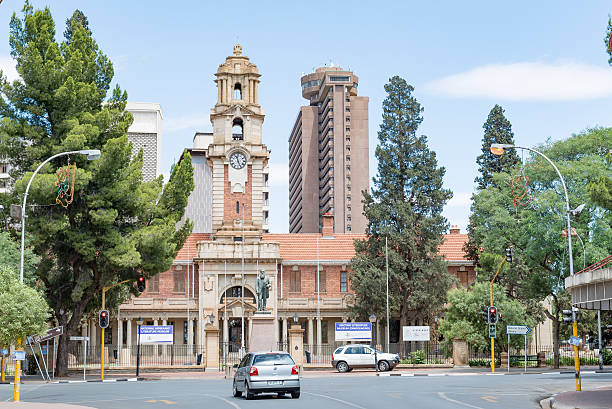 Bloemfontein, South Africa - December 16, 2015: The National Afrikaans and Sotho Literary Museum in Bloemfontein was originally a government building of the Republic of the Orange Free State